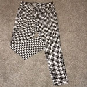 Gingham jeans